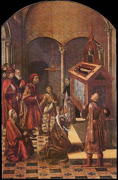 Pedro Berruguete The Tomb of Saint Peter Martyr